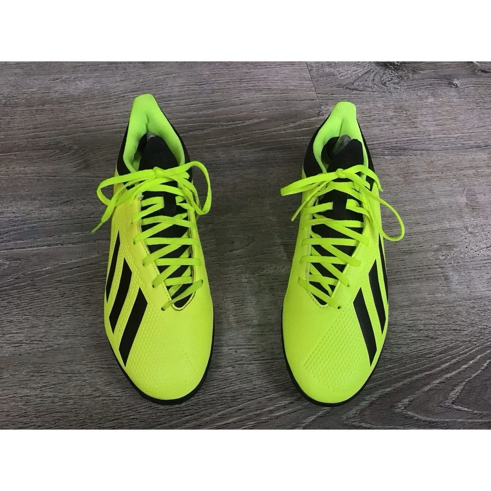 adidas X Tango 18.4 TF Green Black DB2479 Men's Indoor Turf Soccer Shoes Size 11